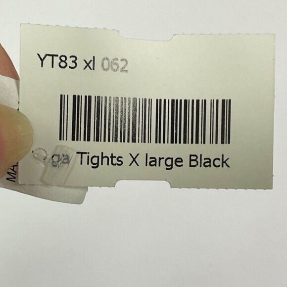 NWT Southwind Apparel Black Tights X-Large Nylon Spandex Womens Activewear - Picture 7 of 7